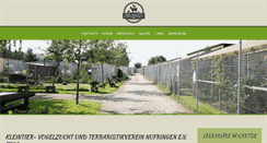 Desktop Screenshot of kleintier-vogelzuchtverein-nufringen.de